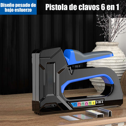 Pistola de clavos manual, pistola de clavos para codificar, pistola de clavos a aire, pistola de clavos para uso doméstico, herramienta para carpintería, pistola de clavos y clavos