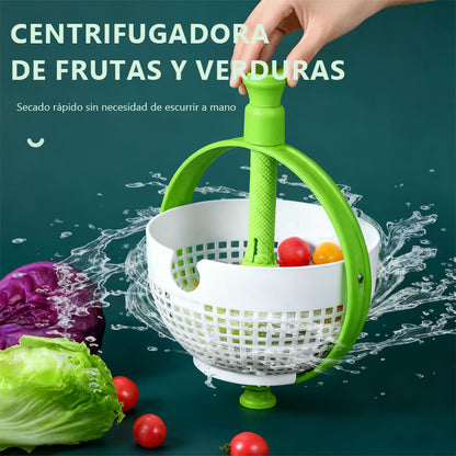 Nuevo Salad Spinner, centrifugadora para ensaladas, limpiador de verduras de cocina, cesta centrífuga para escurrir agua