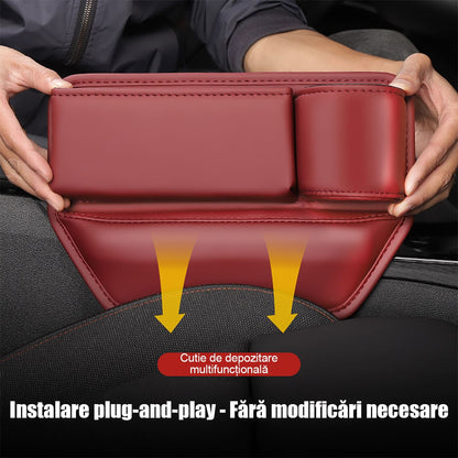 Cutie de depozitare auto pentru spațiul dintre scaune – organizator practic în mașină