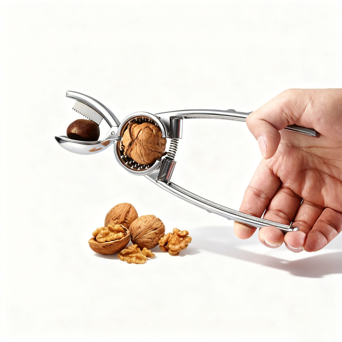 Cascanueces Multiusos de Metal - Abridor Pelador de Castañas, Nueces y Avellanas para Cocina