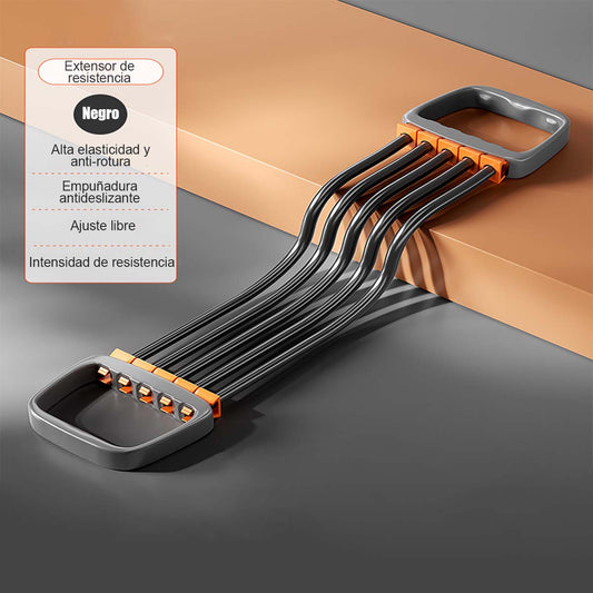 Cuerda de resistencia para entrenar la espalda, tensor en 8, banda elástica para abrir dorsales, estiramiento de espalda bonita, cuerda para entrenar pectorales y hombros.