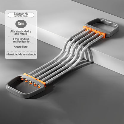 Cuerda de resistencia para entrenar la espalda, tensor en 8, banda elástica para abrir dorsales, estiramiento de espalda bonita, cuerda para entrenar pectorales y hombros.