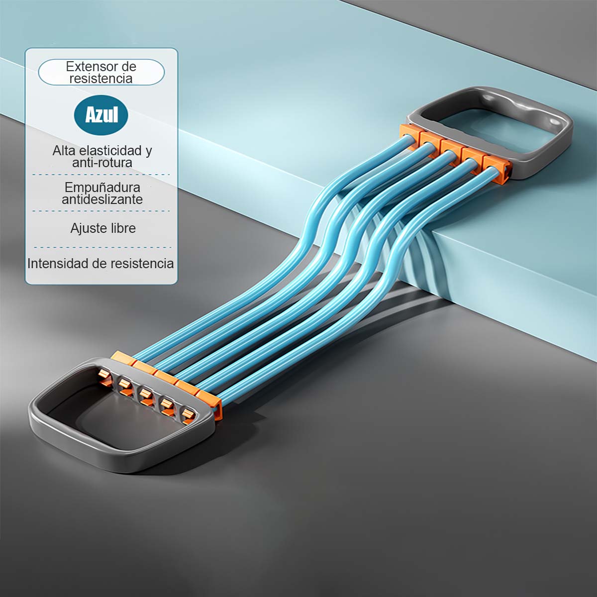 Cuerda de resistencia para entrenar la espalda, tensor en 8, banda elástica para abrir dorsales, estiramiento de espalda bonita, cuerda para entrenar pectorales y hombros.