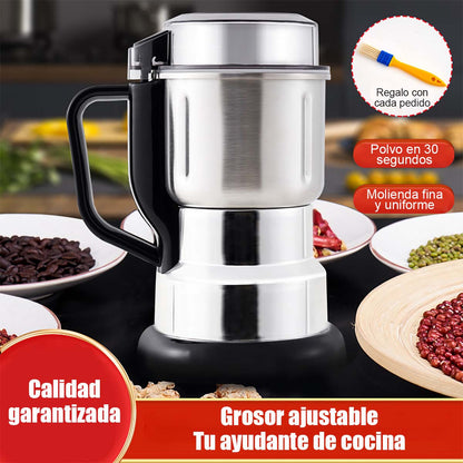 Molinillo doméstico multiusos, triturador súper fino para granos, cereales, hierbas medicinales y especias; máquina de polvo seco de alta potencia.