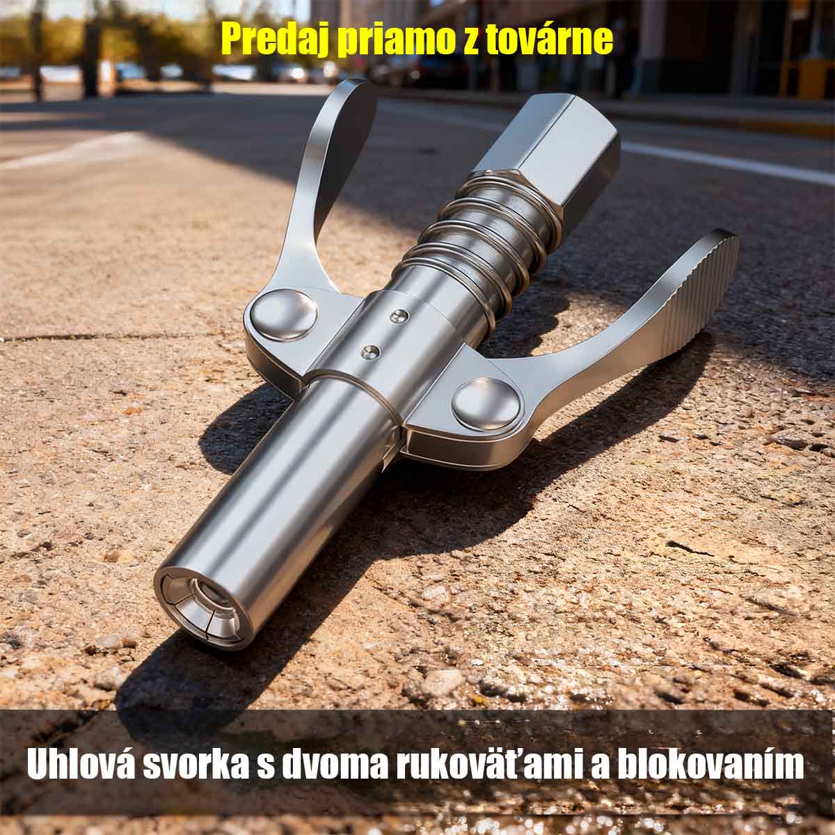 Sada dvojručného mazacieho nástavca s dávkovačom na maslo