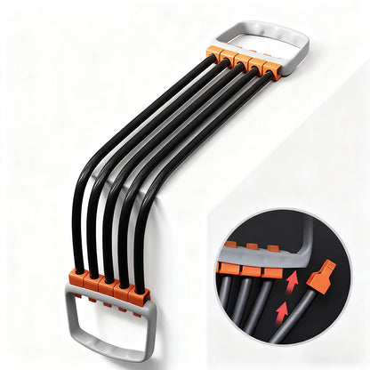 Cuerda de resistencia para entrenar la espalda, tensor en 8, banda elástica para abrir dorsales, estiramiento de espalda bonita, cuerda para entrenar pectorales y hombros.