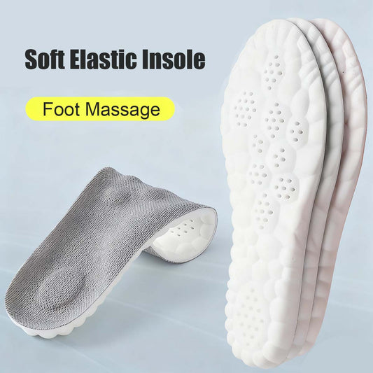 Plantillas deportivas para hombre y mujer con sensación ultrasuave, fabricadas en PU completo, antibacterianas, antiolor, transpirables, absorbentes de sudor, de alta elasticidad y con amortiguación para calzado casual.