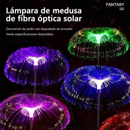 Linterna Solar de Medusa - Efecto Luz Fireworks para Decorar tu Jardín Mágico
