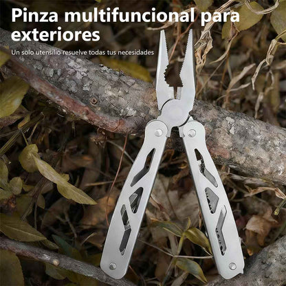 Alicates multifuncionales plegables, herramientas portátiles de acero inoxidable, pelacables, alicates eléctricos EDC y alicates para exteriores.