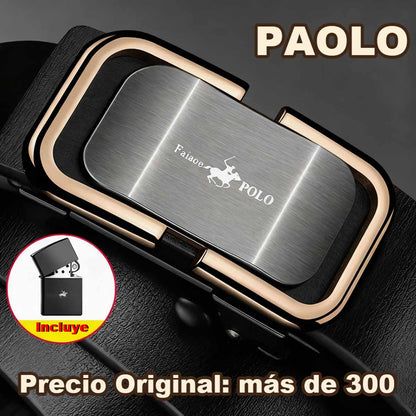 Curea Paul pentru bărbați, din piele de vită naturală, cataramă automată, versatilă casual și business, stil coreean la modă