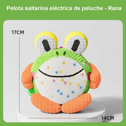 "Juguete para perros, juguete eléctrico saltarín para mascotas, ideal para perros pequeños y medianos, resistente a las mordeduras y con sonido. Además, es desmontable y lavable, ¡la herramienta perfecta para mantener a tu perro entretenido y feliz!"