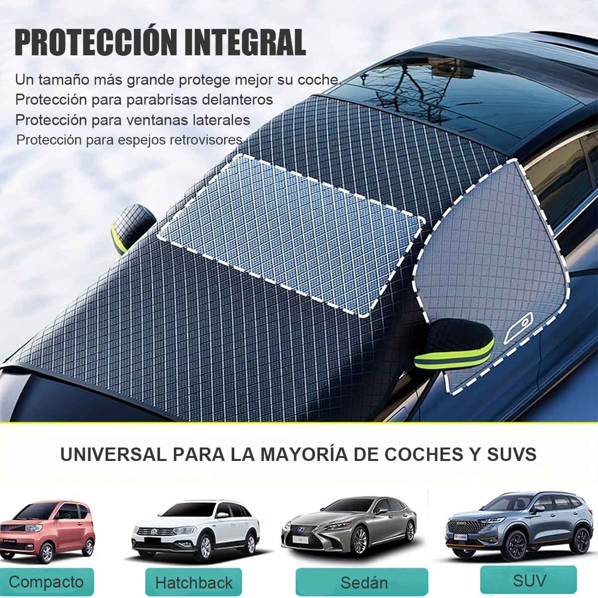Nueva funda protectora para parabrisas de coche, resistente a la nieve, sol y frío, gruesa y multiusos.
