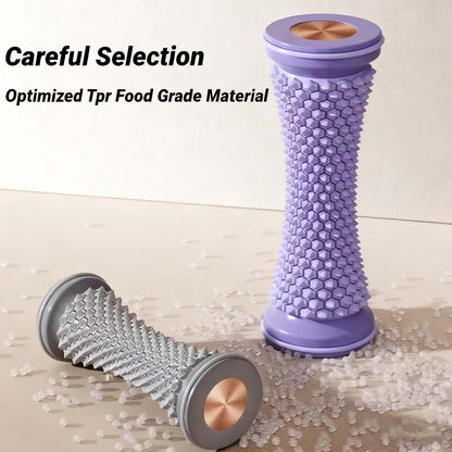 Entrenador de arco plantar y rodillo masajeador: Alivia la fascia plantar y relaja los músculos de las piernas para yoga y fitness.