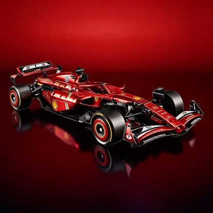 Compatible con el conjunto de mecánica LEGO, modelo de coche de carreras Red Bull F1 y Ferrari SF-24, modelo de construcción para ensamblar.