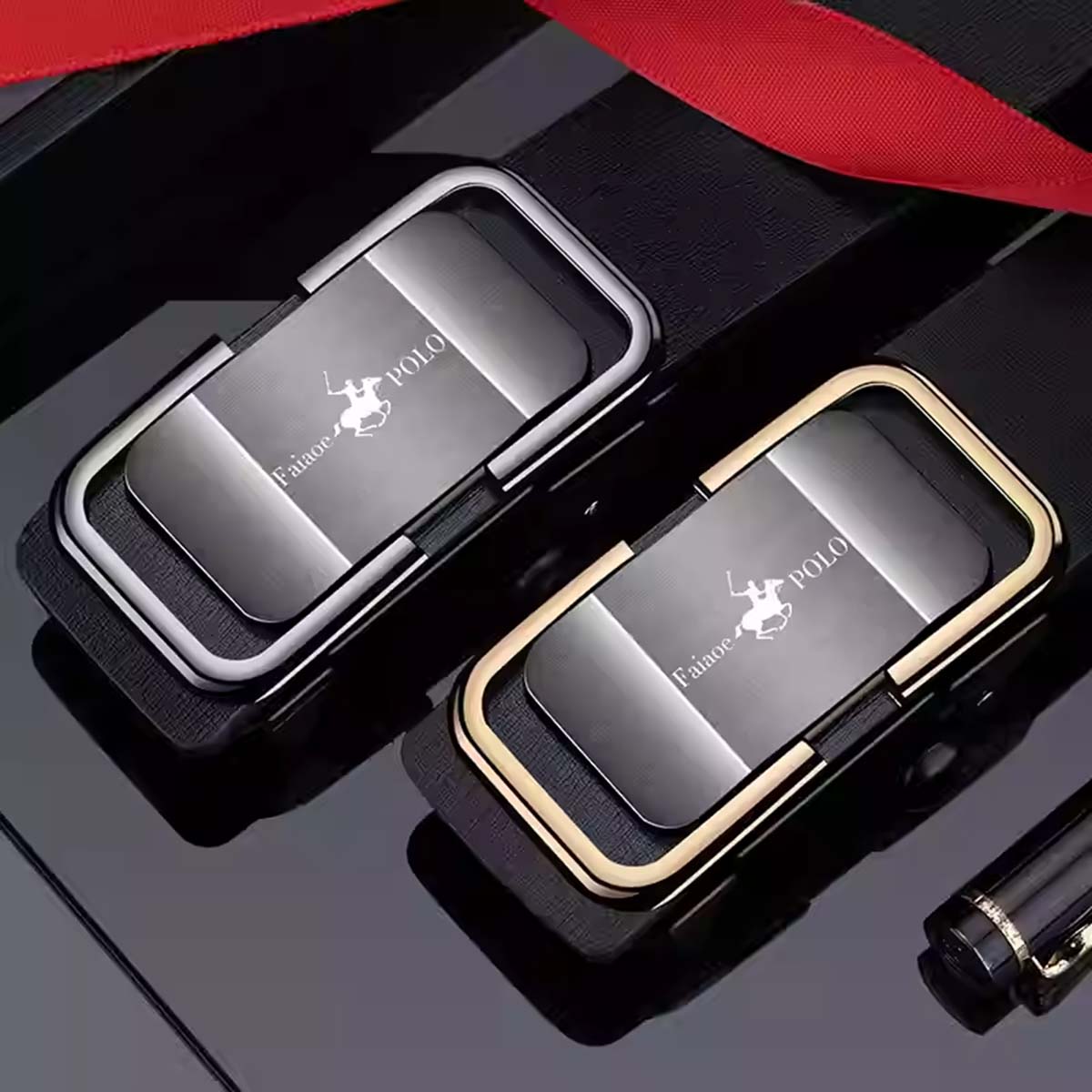 Curea Paul pentru bărbați, din piele de vită naturală, cataramă automată, versatilă casual și business, stil coreean la modă