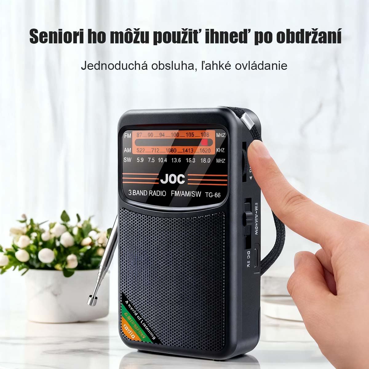 Multifrekvenčné a viacpásmové rádio s automatickým vyhľadávaním staníc a viacerými funkciami