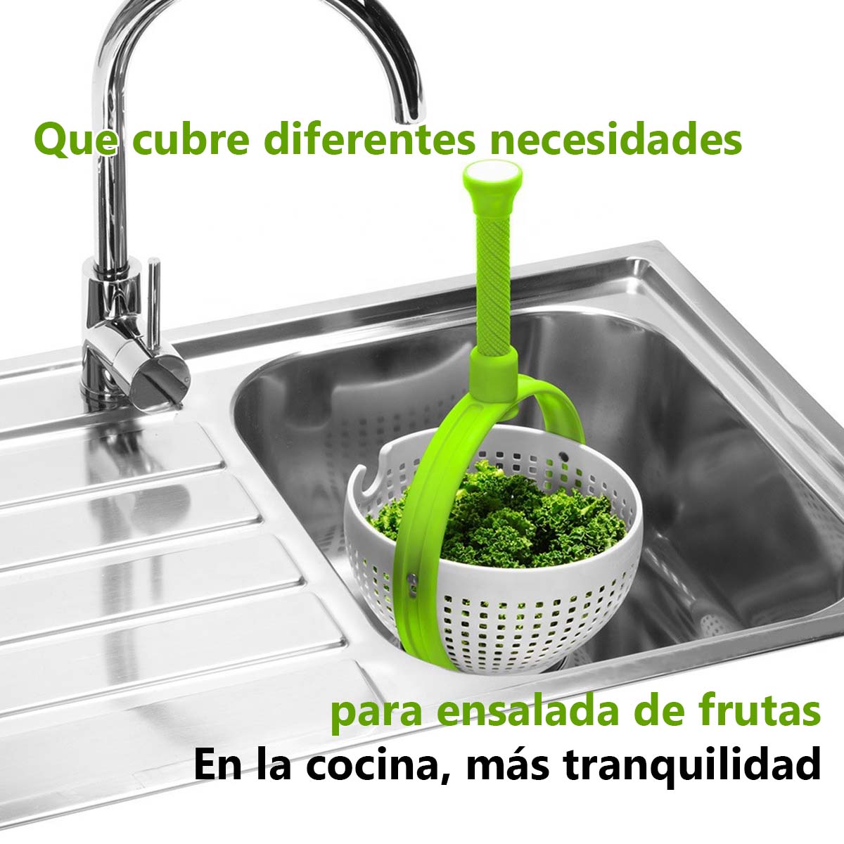 Nuevo Salad Spinner, centrifugadora para ensaladas, limpiador de verduras de cocina, cesta centrífuga para escurrir agua