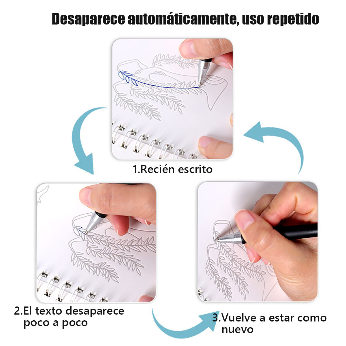 Nuevo cuaderno con ranuras en inglés para niños, cuaderno de dibujo preescolar, cuaderno de ejercicios divertido para colorear.