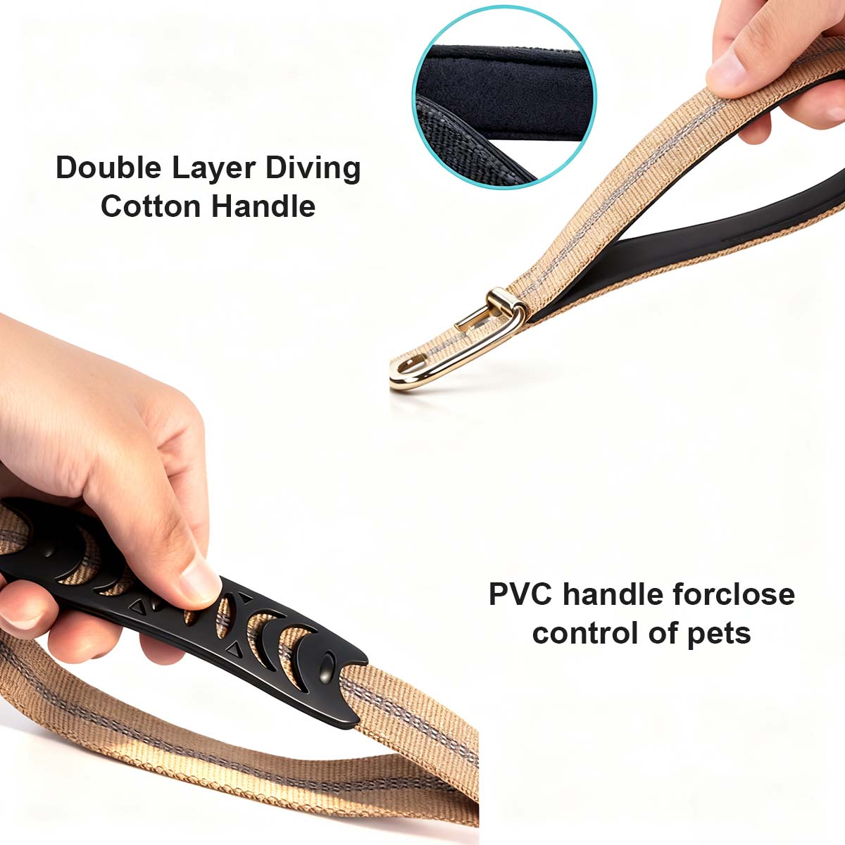 "Correa para perros medianos y grandes para coche, antiescape, antiexplosión, retráctil con amortiguación, cómoda y segura."