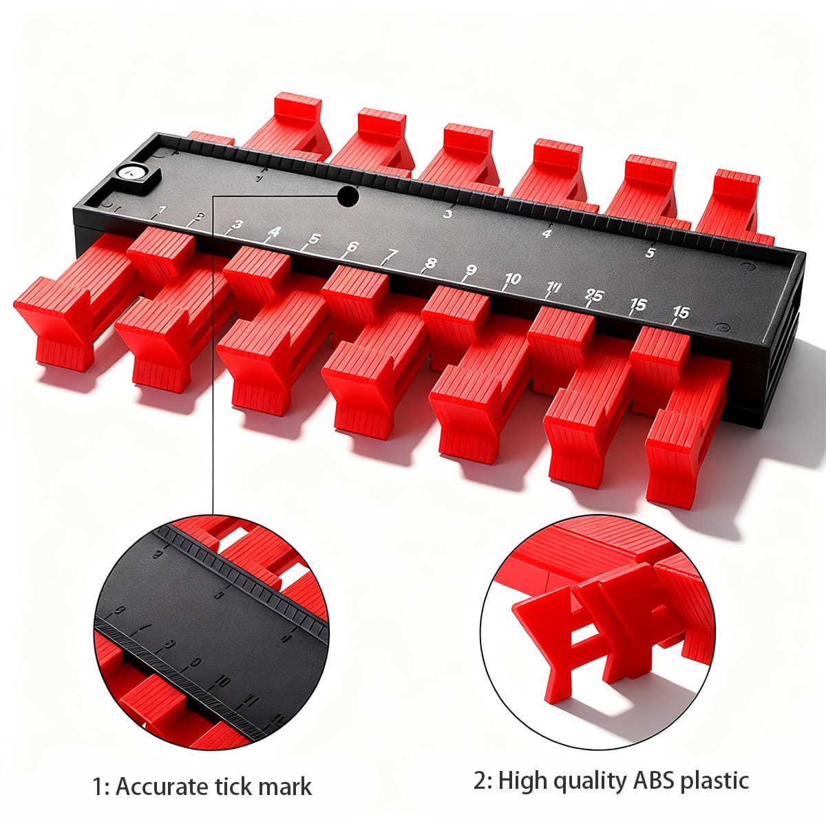Șablon de contur cu scară de radian imperială – instrument multifuncțional pentru lemn, piatră și auto, copiază instant forme neregulate