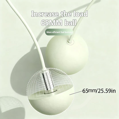 Comba sin cuerda para fitness, tonificación y pérdida de grasa, con balones pesados contables, ideal para adultos que quieren quemar calorías sin enredo.