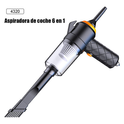 Aspiradora inalámbrica multifunción para coche, súper potente, de gran potencia, seca, portátil, recargable, mini y de mano.