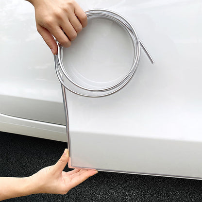 Bandă de protecție anticoliziune pentru ușa auto, protecție laterala anti-zgârieturi, bandă adezivă lucioasă pentru protecție.