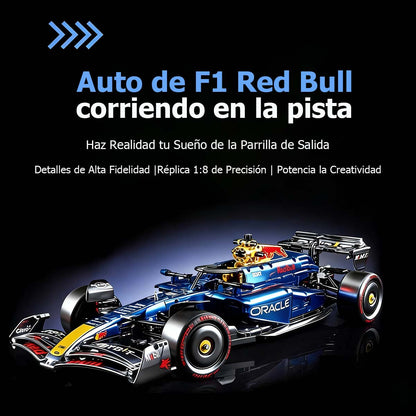 Compatible con el conjunto de mecánica LEGO, modelo de coche de carreras Red Bull F1 y Ferrari SF-24, modelo de construcción para ensamblar.