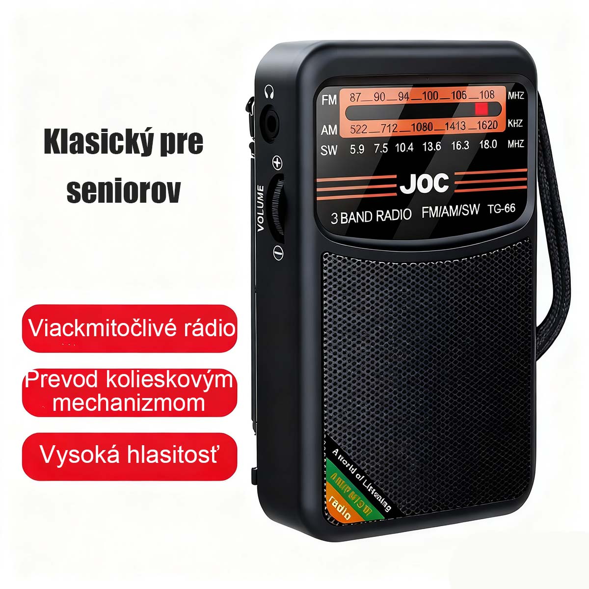 Multifrekvenčné a viacpásmové rádio s automatickým vyhľadávaním staníc a viacerými funkciami