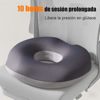 Cojín para glúteos de memoria: El rey de la comodidad. Alivia el dolor de coxis y es ideal para embarazadas, oficina y viajes.