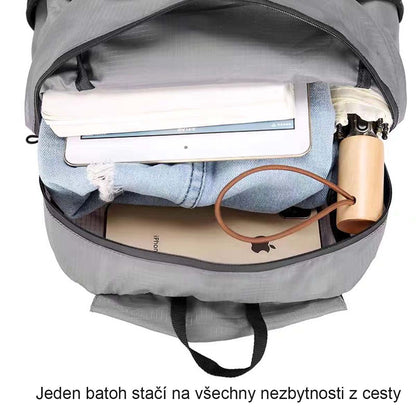 Skládací cyklistický batoh, velkokapacitní, lehký, sportovní a cestovní, outdoor provedení.