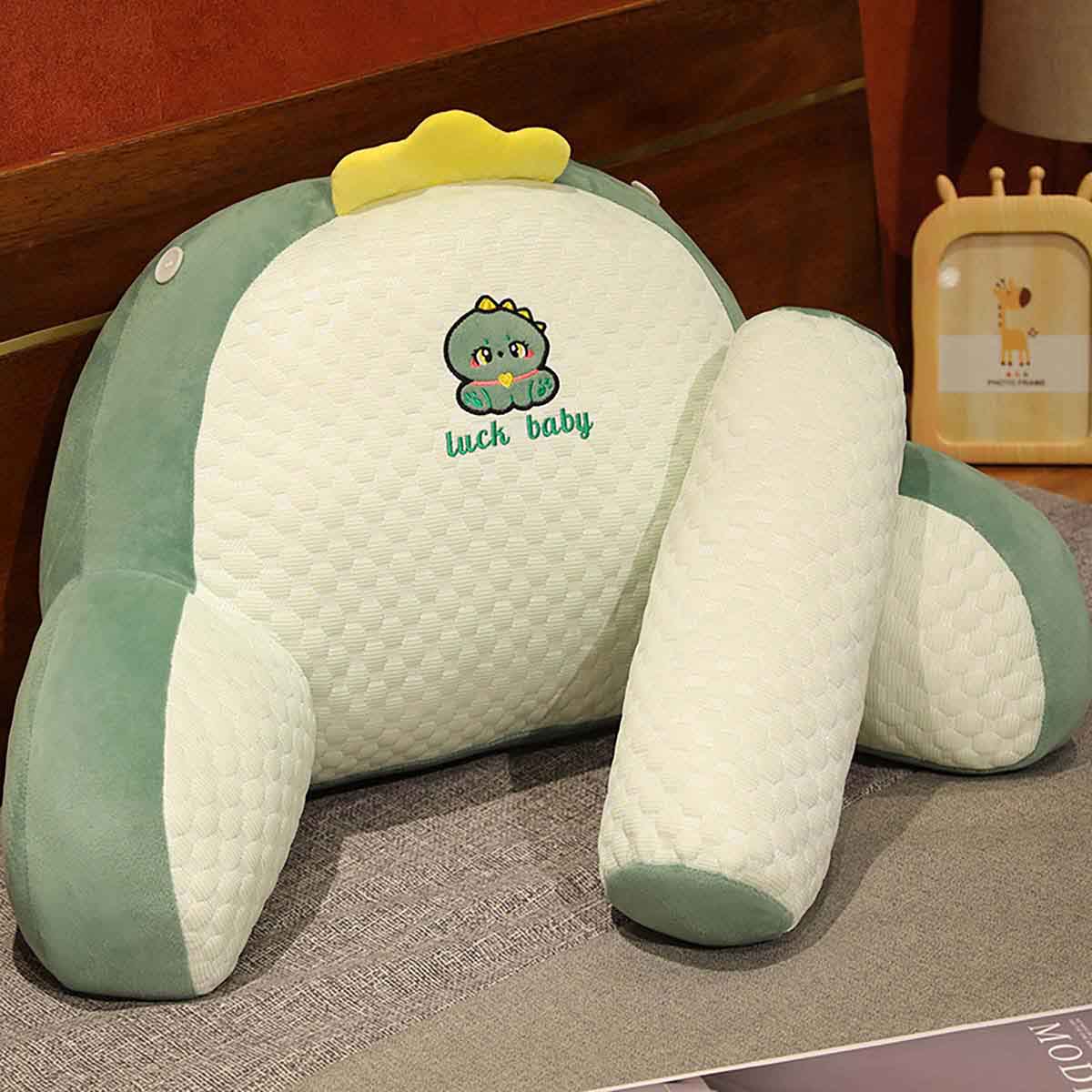 Cojín de cabecera Bing Doudou, cojín de respaldo suave para cama, gran cojín de apoyo para dormir, almohada de abrazo, protección lumbar para sofá, respaldo para cabecera de cama.