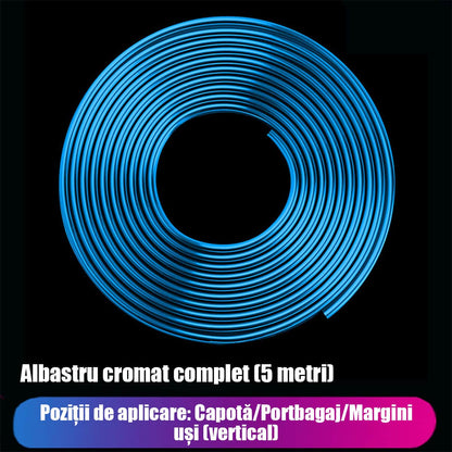 Bandă de protecție anticoliziune pentru ușa auto, protecție laterala anti-zgârieturi, bandă adezivă lucioasă pentru protecție.