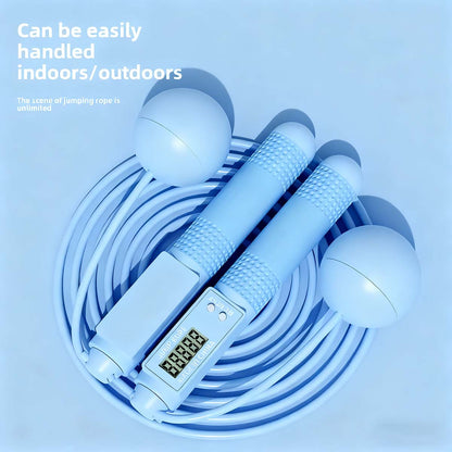 Comba sin cuerda para fitness, tonificación y pérdida de grasa, con balones pesados contables, ideal para adultos que quieren quemar calorías sin enredo.