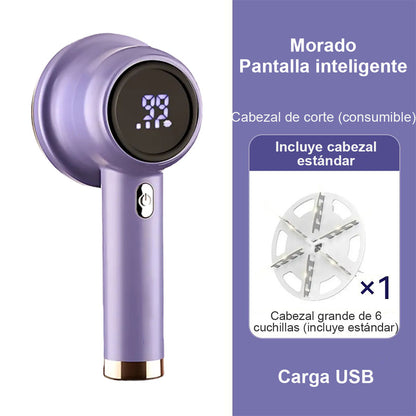 Afeitador de bolitas de tela eléctrico, removedor de pelusas USB recargable, máquina doméstica para quitar bolitas de suéteres y eliminar pelusa.