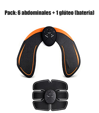 EMS dispositivo de abdominales recargable, máquina de tonificación abdominal para deporte y exteriores, aparato de entrenamiento muscular, la herramienta perfecta para abdominales sin esfuerzo.