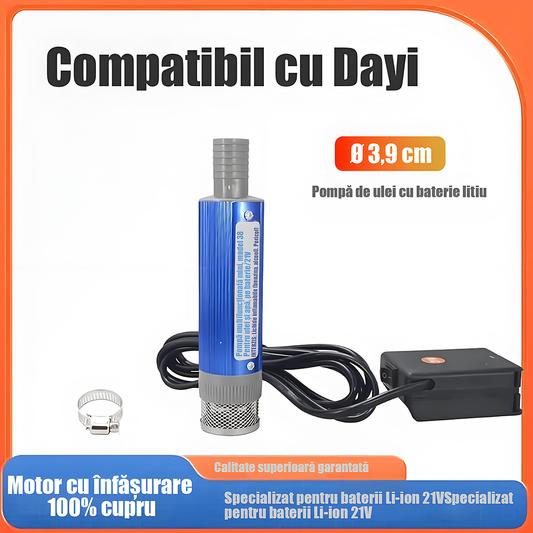 Powerful 21V Lithium Battery Oil-Water Pump