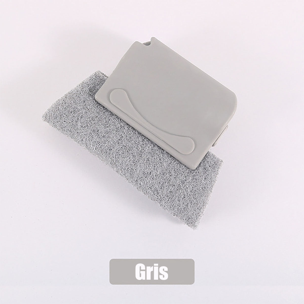 Cepillo limpiador para ranuras, esquinas y canales de ventanas