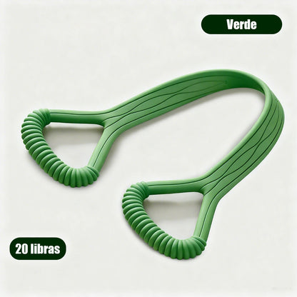 Tensor de resistencia en forma de 8 de silicona SLD – banda elástica para abrir la espalda, yoga y fitness, ideal para fortalecer y tonificar la espalda.