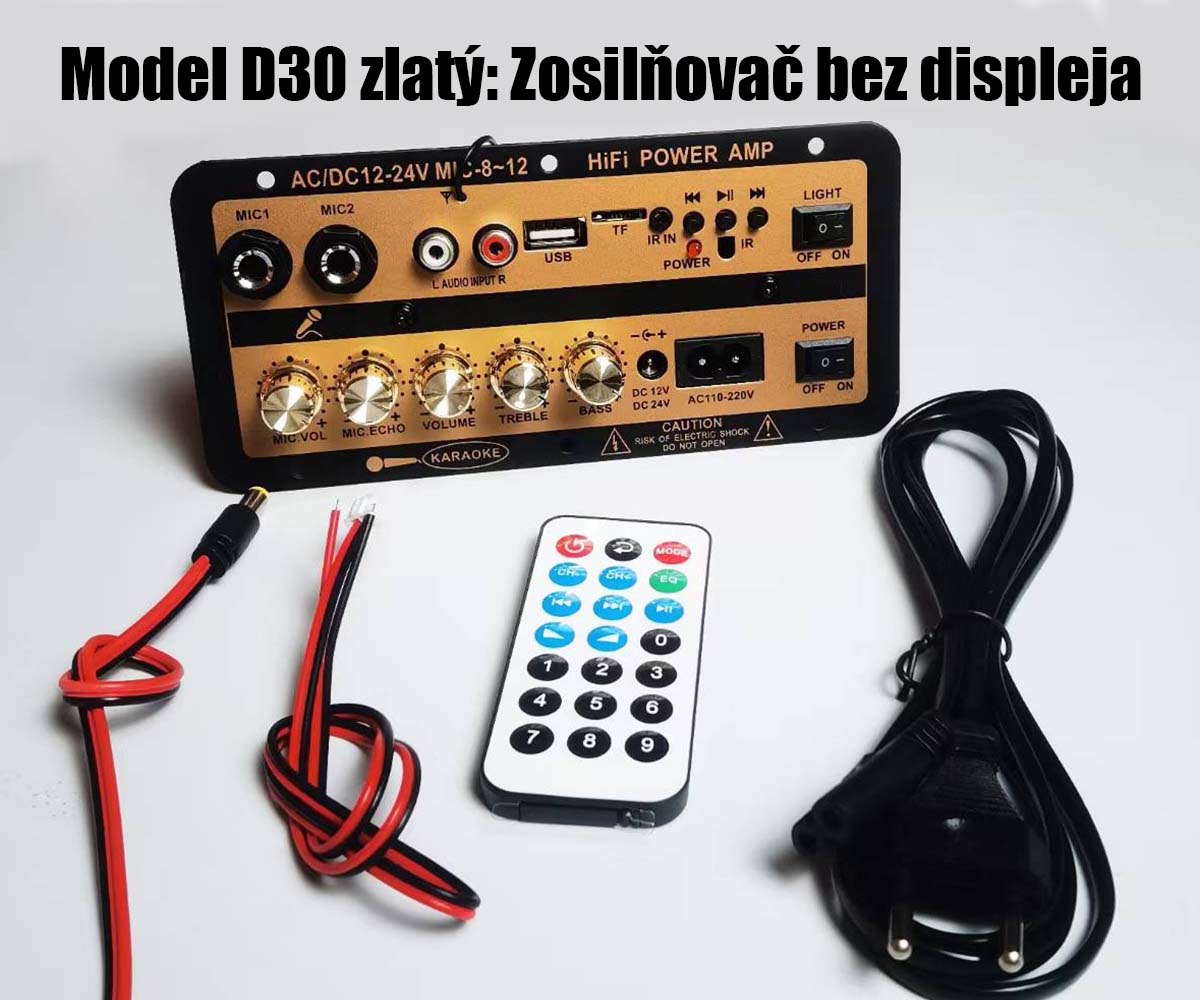 12V Bluetooth zosilňovač s kartou 24V vysoko výkonný zosilňovač, základná doska zosilňovača do auta
