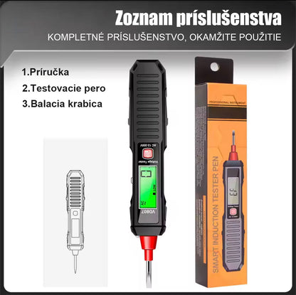 Inteligentný digitálny tester na meranie napätia, prenosný viacúčelový tester na meranie nulového a fázy, špeciálny tester pre elektrikárov