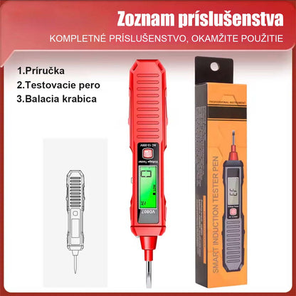 Inteligentný digitálny tester na meranie napätia, prenosný viacúčelový tester na meranie nulového a fázy, špeciálny tester pre elektrikárov