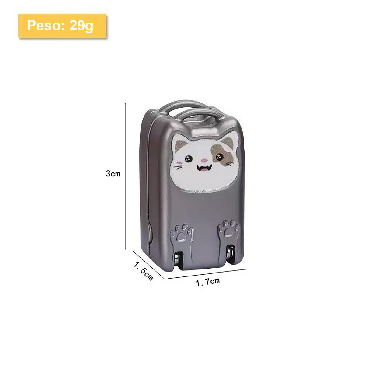 Cortaúñas portátil plegable, de acero inoxidable, llavero mini colgante, cortaúñas inclinado.