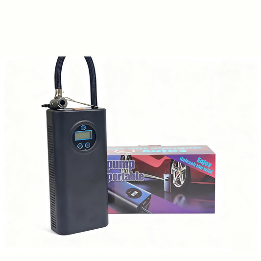 Inflador inalámbrico para coche, inflador portátil de batería, inflador de neumáticos de automóvil de tipo inalámbrico, mini bomba de aire portátil para vehículos.