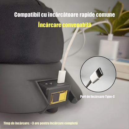 Șapcă inteligentă cu LED integrată, lampă pentru pescuit nocturn în aer liber, lampă pentru momeală, încărcare convenabilă, autonomie îndelungată