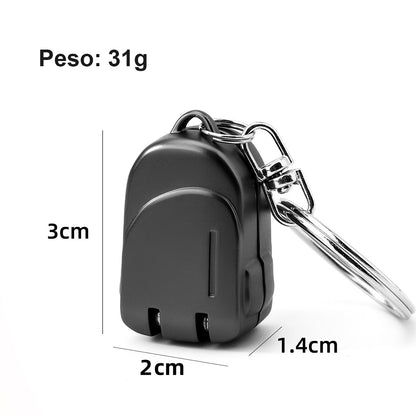 Cortaúñas portátil plegable, de acero inoxidable, llavero mini colgante, cortaúñas inclinado.