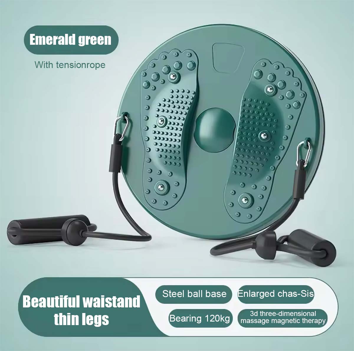 Cuerda de tracción magnética para adelgazar, disco de torsión para cintura, equipo de fitness para abdomen, aparato de ejercicios para oficina.