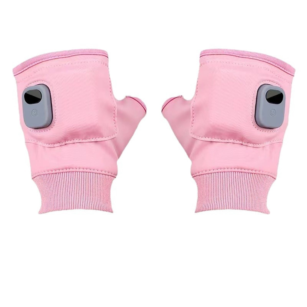 Nuevo modelo de guantes inteligentes térmicos con calefacción eléctrica, recarga por USB, dedos separados y semi-descubiertos, compatibles con pantallas táctiles, para mantener las manos calientes en invierno.