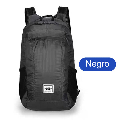 Mochila plegable para ciclismo al aire libre, de gran capacidad, ligera y deportiva, ideal para viajes y aventuras.